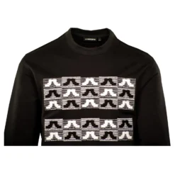 J.Lindeberg J Lindeberg Hurl Embroidery Sweatshirt Black -Teepeg Shop fmjts03244 9999 2 min scaled 1