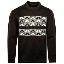 Front Page 36 J.Lindeberg J Lindeberg Hurl Embroidery Sweatshirt Black