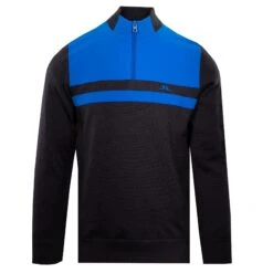 J.Lindeberg J Lindeberg Mathis Zipped Windproof Golf Sweater Egyptian Blue