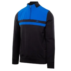 J.Lindeberg J Lindeberg Mathis Zipped Windproof Golf Sweater Egyptian Blue -Teepeg Shop image185514912