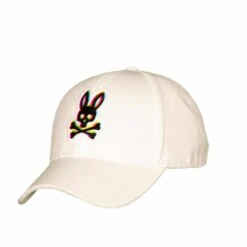 Psycho Bunny Holloway Baseball Cap White