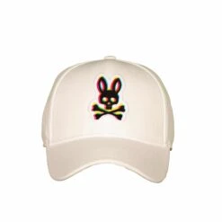 Psycho Bunny Holloway Baseball Cap White -Teepeg Shop image214714135