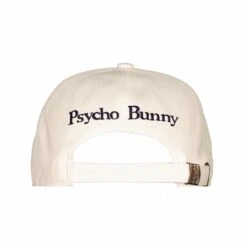 Psycho Bunny Holloway Baseball Cap White -Teepeg Shop image214714139