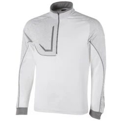 Front Page 42 Galvin Green Daxton Insula Golf Pullover White/Cool Grey/Sharkskin