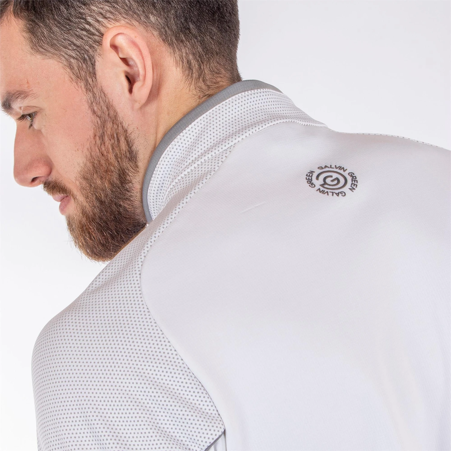 Galvin Green Daxton Insula Golf Pullover White/Cool Grey/Sharkskin 6 Galvin Green Daxton Insula Golf Pullover White/Cool Grey/Sharkskin - Image 6