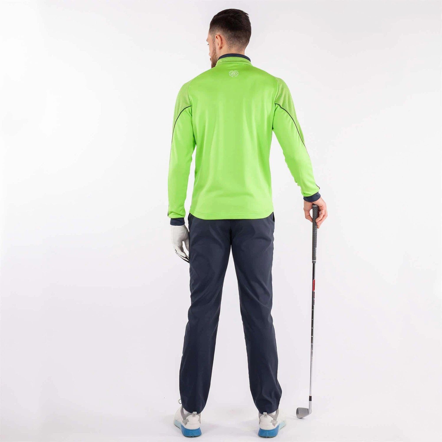 Galvin Green Daxton Insula Golf Pullover Lime/Navy/White 4 Galvin Green Daxton Insula Golf Pullover Lime/Navy/White - Image 4