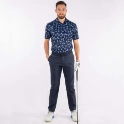 Galvin Green Malik Golf Polo Shirt Navy/Bluebell -Teepeg Shop image314520237