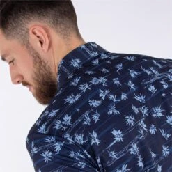 Galvin Green Malik Golf Polo Shirt Navy/Bluebell -Teepeg Shop image314520243