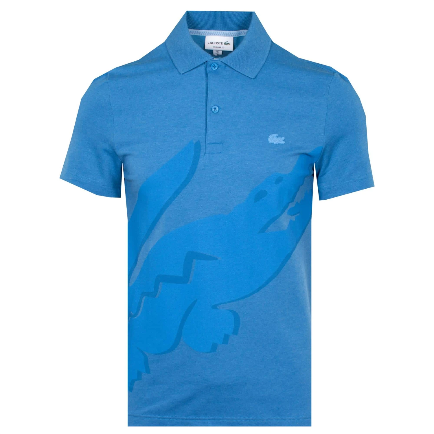 Lacoste Printed Crocodile Polo Heather Air 1 Lacoste Printed Crocodile Polo Heather Air