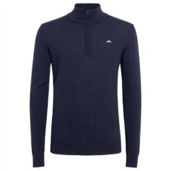J.Lindeberg J Lindeberg Kian Tour Merino Mens Golf Jumper Navy