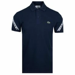 Lacoste Regular Fit Branded Classic Polo Shirt Navy