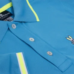 Psycho Bunny Ludlow Sport Polo Shirt Cornflower -Teepeg Shop image369587543