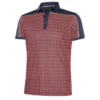 Galvin Green Millard Ventil8+ Mens Golf Polo Navy/Orange/White