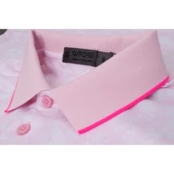 G/FORE Blossom Floral Mens Golf Polo Blush -Teepeg Shop image387259712