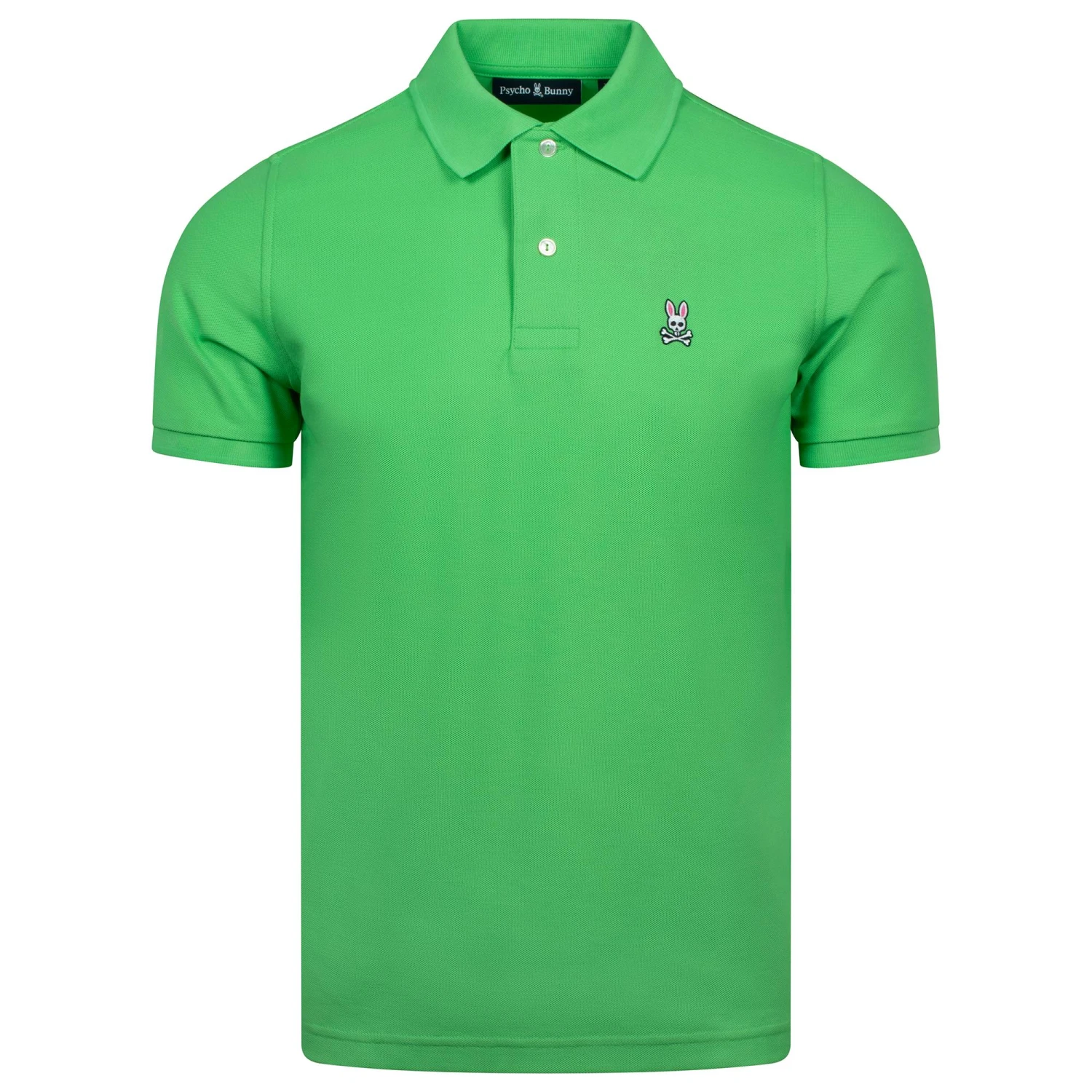 Psycho Bunny Classic Pique Polo Kelly Green 1 Psycho Bunny Classic Pique Polo Kelly Green