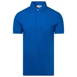 Lacoste Mens Regular Fit Paris Polo Shirt Blue