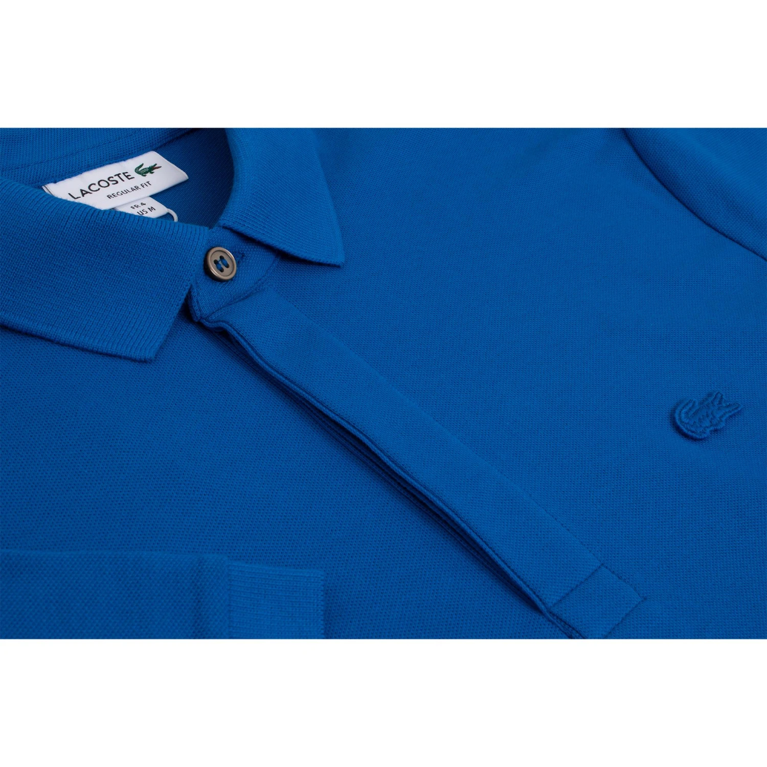 Lacoste Mens Regular Fit Paris Polo Shirt Blue 3 Lacoste Mens Regular Fit Paris Polo Shirt Blue - Image 3