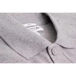 Lacoste Mens Loose Fit Icon L1212 Polo Shirt Grey -Teepeg Shop image387270289