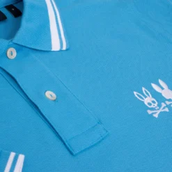 Psycho Bunny Kingwood Pique Polo Cool Blue 8 Psycho Bunny Kingwood Pique Polo Cool Blue -Teepeg Shop image395100652