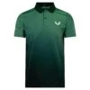 Castore Geo Print Mens Golf Polo Midnight Hunter Green