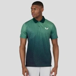 Castore Geo Print Mens Golf Polo Midnight Hunter Green -Teepeg Shop image395439196 15ddca56 5ef3 4a34 a8e0 0bd7215d4410