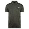 Castore Printed Mens Golf Polo Shirt Khaki