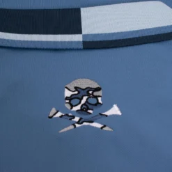 G/FORE Two Tone Collar Tech Pique Mens Golf Polo Shirt Slate -Teepeg Shop image396754161