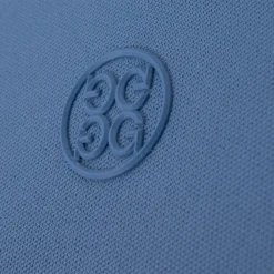 G/FORE Two Tone Collar Tech Pique Mens Golf Polo Shirt Slate -Teepeg Shop image396754163