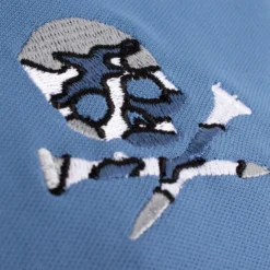 G/FORE Two Tone Collar Tech Pique Mens Golf Polo Shirt Slate -Teepeg Shop image396754165