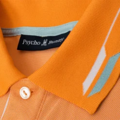 Psycho Bunny Denison Birdseye Sport Polo Orange Soda -Teepeg Shop image397054111