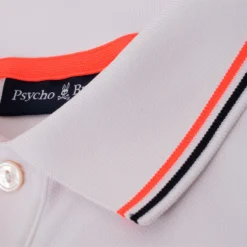 Psycho Bunny Alvin Sport Polo White -Teepeg Shop image397054251