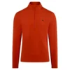 J.Lindeberg J Lindeberg Luke Half Zip Mens Golf Mid Layer Fiery Red
