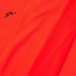 J.Lindeberg J Lindeberg Luke Half Zip Mens Golf Mid Layer Fiery Red -Teepeg Shop image397067280