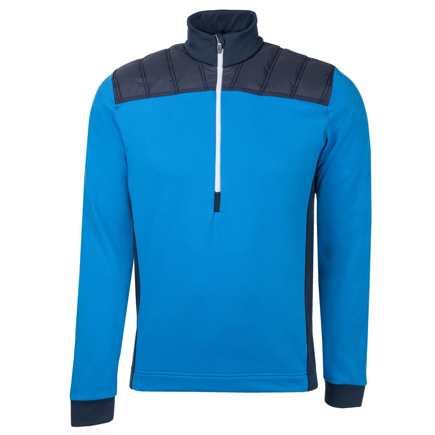 Galvin Green Durante Insula Mens Golf Mid Layer Blue/Navy/White 1 Galvin Green Durante Insula Mens Golf Mid Layer Blue/Navy/White