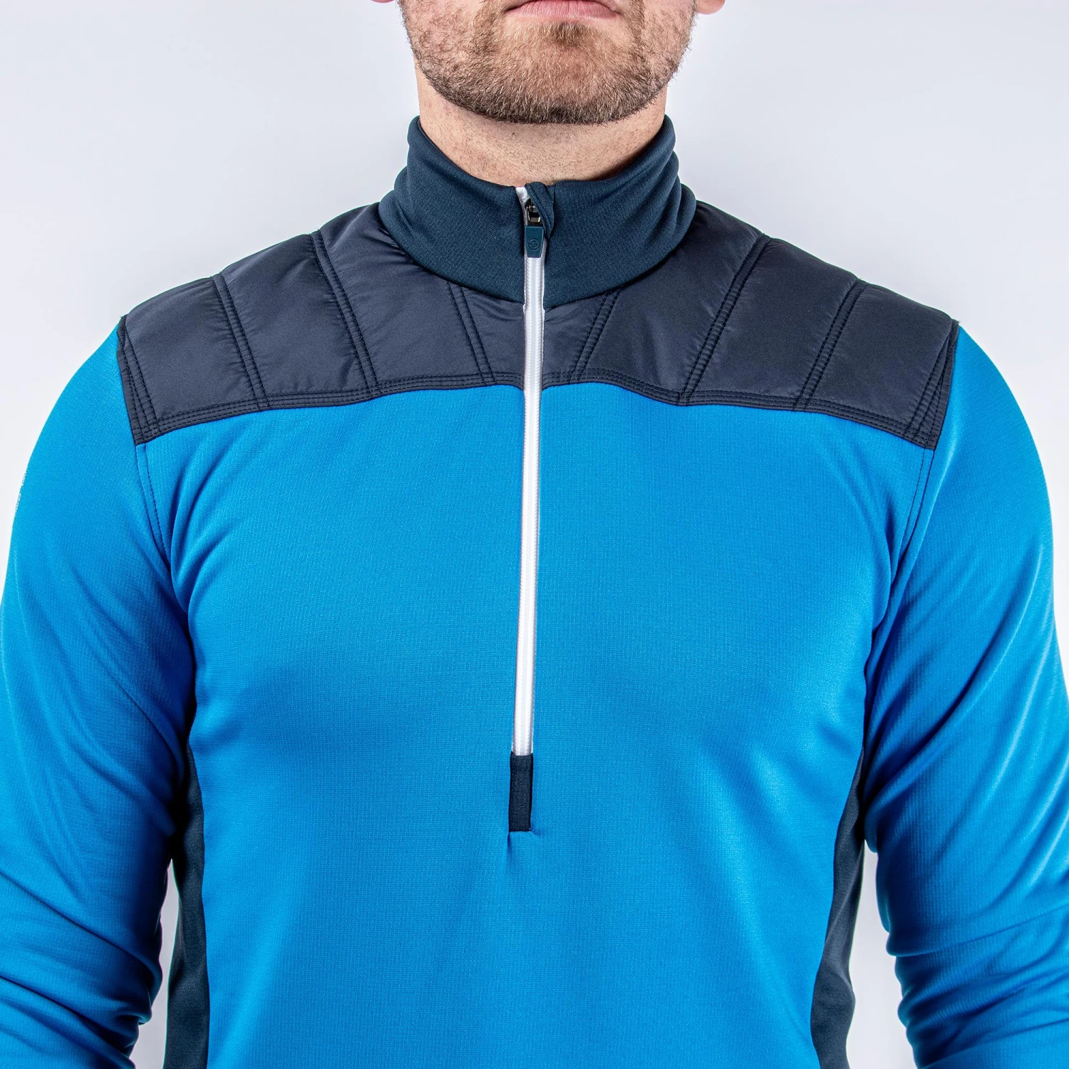 Galvin Green Durante Insula Mens Golf Mid Layer Blue/Navy/White 6 Galvin Green Durante Insula Mens Golf Mid Layer Blue/Navy/White - Image 6