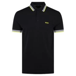 Boss Paddy Mens Polo Shirt Charcoal