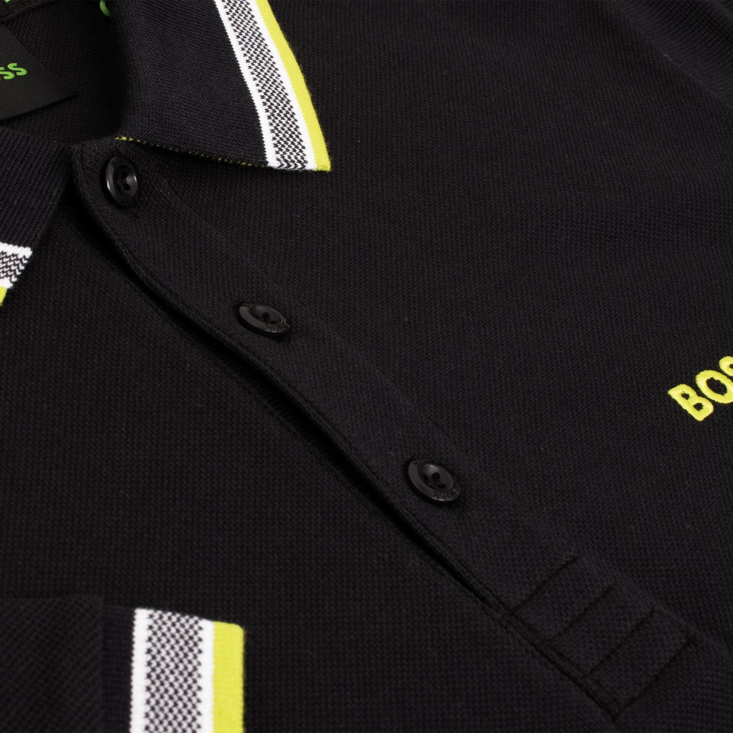 Boss Paddy Mens Polo Shirt Charcoal 3 Boss Paddy Mens Polo Shirt Charcoal - Image 3