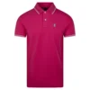 Psycho Bunny Logan Pique Polo Shirt Pink Peacock