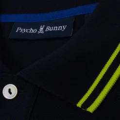 Psycho Bunny Posen Matte Pique Polo Shirt Navy -Teepeg Shop image399419788