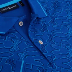 Psycho Bunny Chester AOP Pique Polo Shirt Surf The Web -Teepeg Shop image399423147