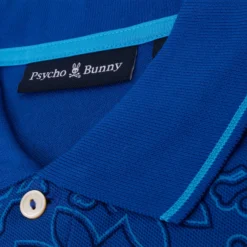 Psycho Bunny Chester AOP Pique Polo Shirt Surf The Web -Teepeg Shop image399423149