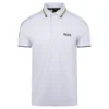 Boss Paddy Pro Mens Polo Shirt White
