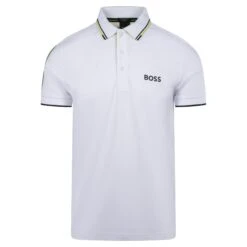 Boss Paddy Pro Mens Polo Shirt White