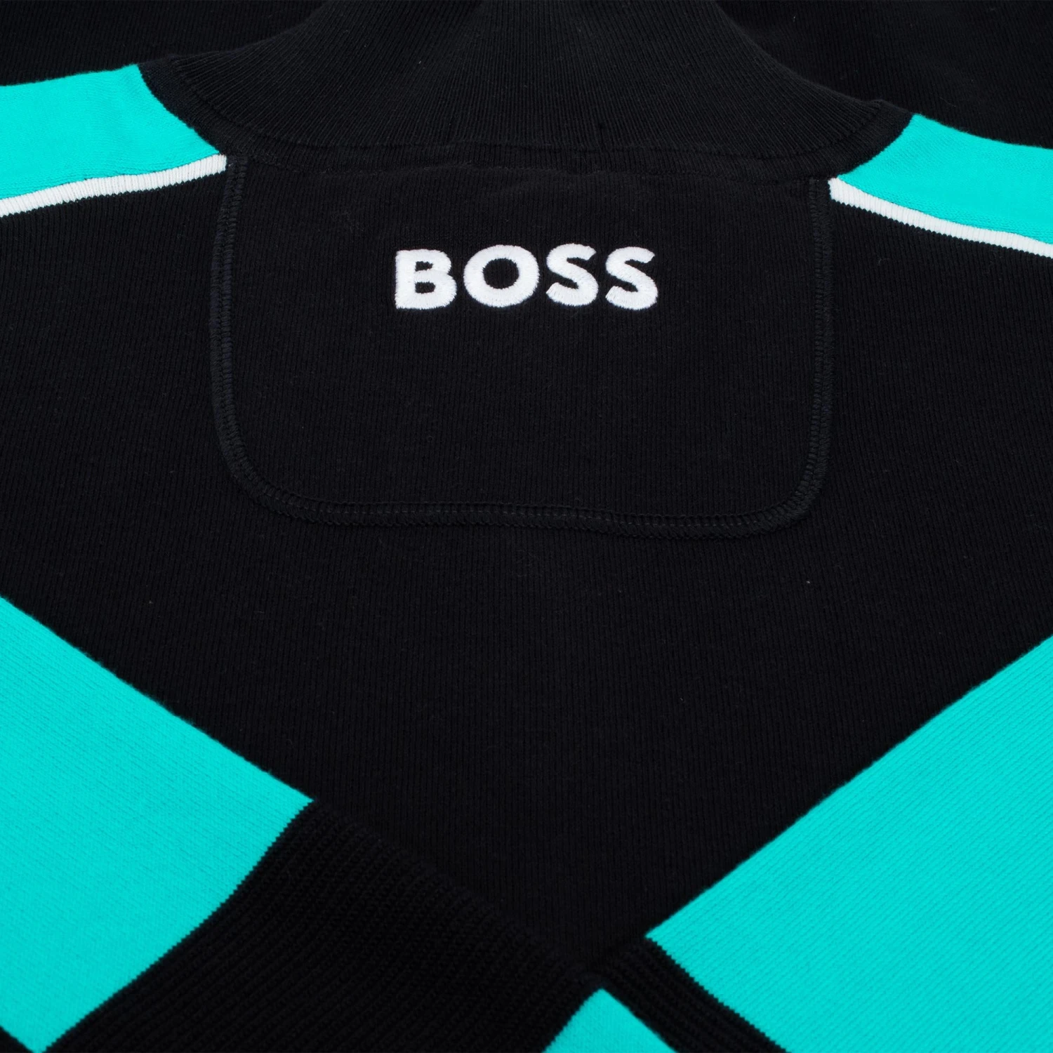 Boss Zelchior-X Quarter Zip Sweater Dark Blue 9 Boss Zelchior-X Quarter Zip Sweater Dark Blue - Image 9