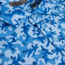 G/FORE Mapped Icon Camo Tech Jersey Polo Shirt Baja -Teepeg Shop image404255900