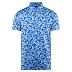 G/FORE Mapped Icon Camo Tech Jersey Polo Shirt Baja -Teepeg Shop image404255917