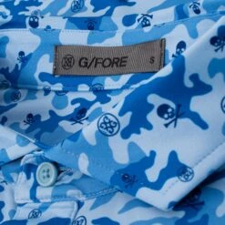 G/FORE Mapped Icon Camo Tech Jersey Polo Shirt Baja -Teepeg Shop image404255924
