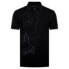 Psycho Bunny San Diego Pique Polo Shirt Black