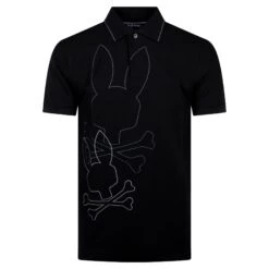 Psycho Bunny San Diego Pique Polo Shirt Black 30 Psycho Bunny San Diego Pique Polo Shirt Black -Teepeg Shop image405785877