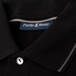 Psycho Bunny San Diego Pique Polo Shirt Black 33 Psycho Bunny San Diego Pique Polo Shirt Black -Teepeg Shop image405785883